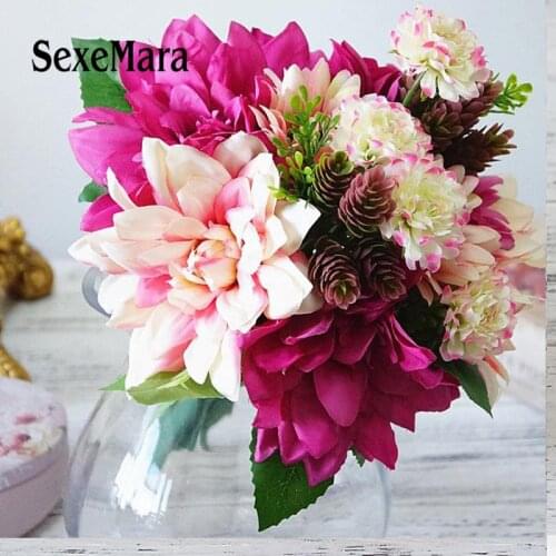 Hydrangea Peony Wedding Bouquet Brooch bouquet wedding accessories artificial Dahlia Wedding flowers Bridal Bouquets