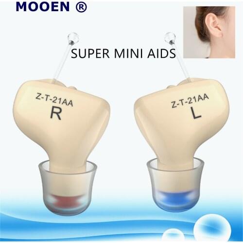 Best Hearing Aids Audifonos for Deafness/Elderly Adjustable Micro Wireless Mini Size Invisible Hearing Aid Ear Sound Amplifier
