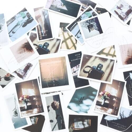 Domikee Creative landscape decorative DIY diary planner stickers lot traveler journal photo block stickers stationery 40pcs