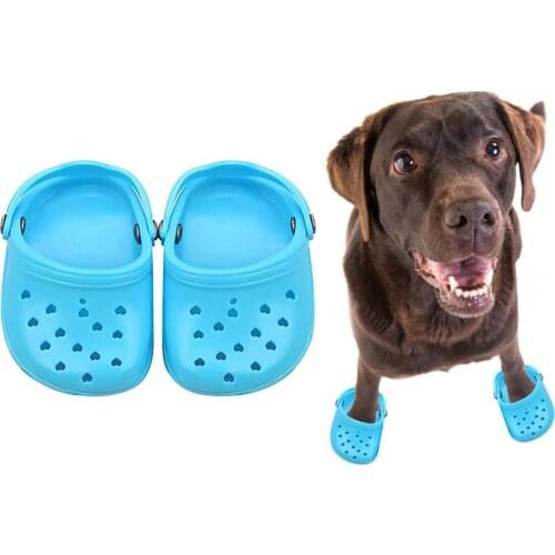 1 Pair Non-slip Summer Pet Dog Shoes For Small Dogs Breathable Sports Shoes For Dogs Rubber Wear-resistant Soft-soled Cat Shoes