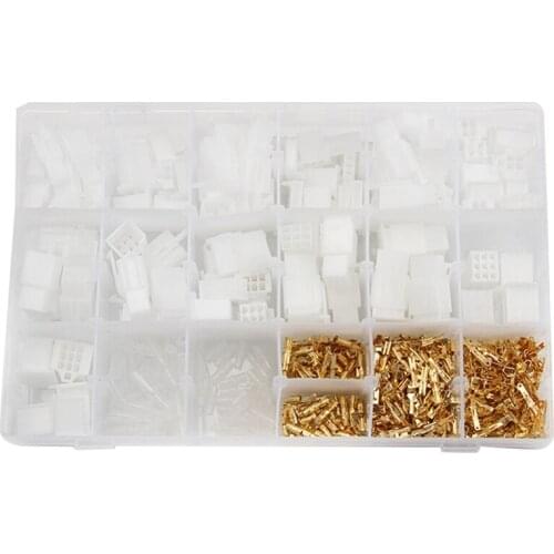 700Pcs 2.8mm 2 3 4 6 9 Pin Crimp Electrical Wire Terminals Connector and 30 Sets 4mm Car Motorcycle Terminal Connectors