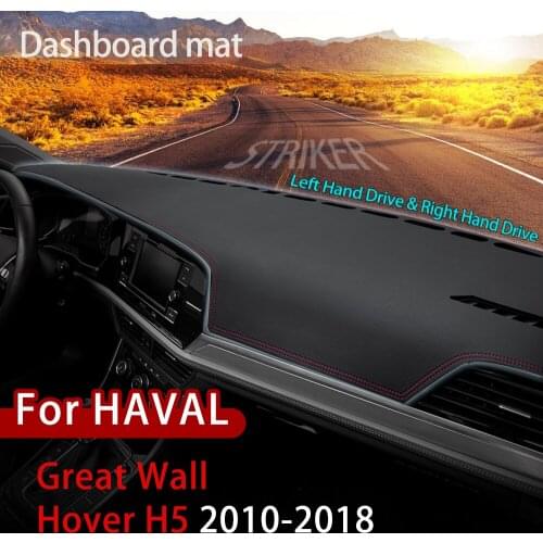 For Great Wall Hover H5 DW Hower 2010-2018 Dashboard Pad Sunshade Dashmat Carpet Front skid pad Greatwall Haval Car Accessories