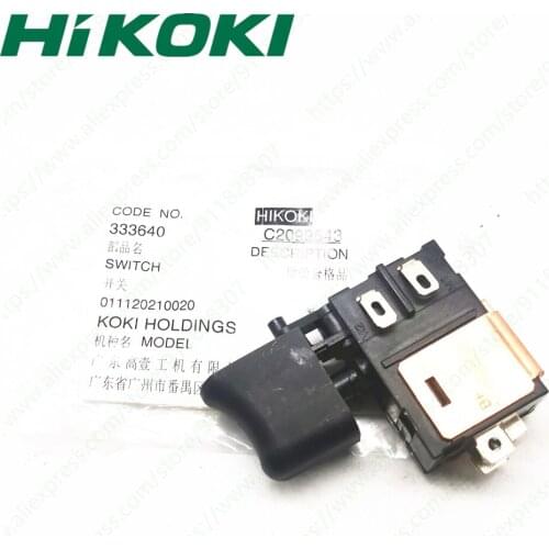 Switch for HIKOKI DS18DSDL DS18DMR DS18DL DS14DSDL DS14DMR DS14DL 333640 Cordless Impact Driver