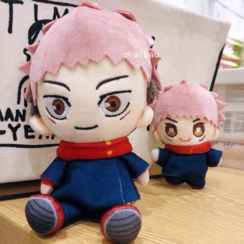 Anime Plush Jujutsu Kaisen - Uoozii - Yuji Itadori Plushie 16cm Kawaii Doll Cute Stuffed Toy Jujutsu Plush