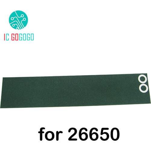 45pcs 1S 26650 Lithium Battery Insulation Gasket Barley Paper Battery Pack Cell Insulating Patch Electrode Green Insulated Pads