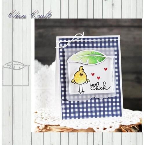 Feather frame metal cutting dies Scrapbook paper craft knife mould blade punch stencils die 2019 NEW