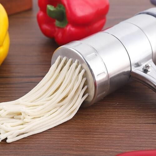 Manual Noodle Press Machine Home Mini Noodle Maker Hand Pressure Curved Unit Baking Multi-Function Dough Batch Pasta Machine