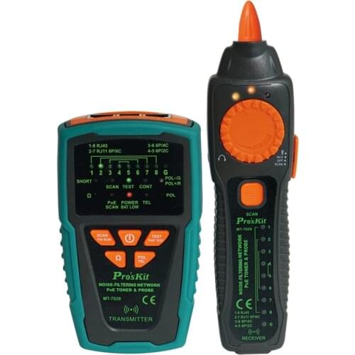ProsKit MT-7029-C Noise-Filtering NetworkPoE Toner & Probe