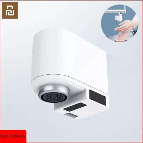 Youpin Automatic Induction Water Saver Kitchen Bathroom Nozzle Tap Faucet Smart Sensor Effluent Adjustable Device USB Charging