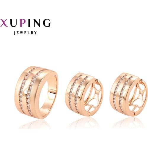 Xuping New Style Fashion Jewelry Sets Europe Style High Quality Jewelry for Women Christmas Mothers Day Gift 64980
