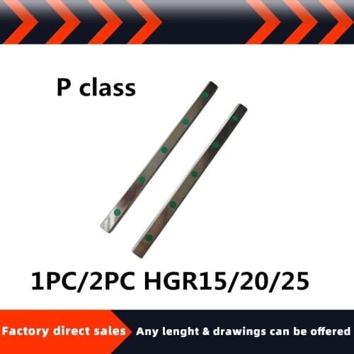 1/2pc 1200mm -2550mm P class HGR15 HGR20 HGR25 Square Linear Guide Rail for Slide Block Carriages HGH20CA CNC Router Engraving