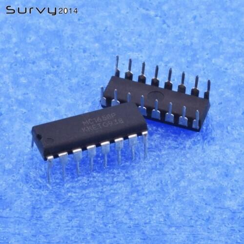 1/5PCS MC1658P MC1658 DIP-16 Voltage Controlled Multivibrator MOT IC US diy electronics