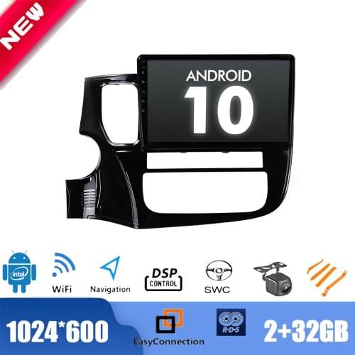 10.1" Android 10.0 Radio for Mitsubishi Outlander Car Multimedia Player GPS Stereo DSP 2.5D IPS WIFI Bluetooth TPMS