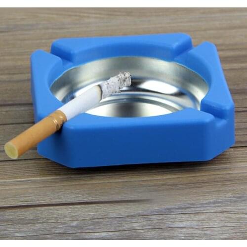 2020 New Square Ashtray Home Office Advertising Cigarette Tool