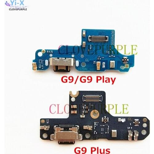 30pcs/Lot Charger Board Flex Repair Parts For Motorola Moto G9 Play Plus USB Port Connector Dock Charging Cable
