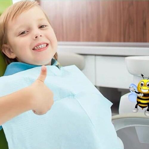 30pcs Dental Disposable Bib Medical Paper Towels Scarf Sanitary And Waterproof Dentist Patient Absorbing Paper Profilaktika