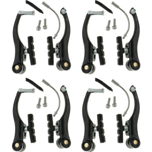 4 Set Of Front Wheel Rear V Brake For Road BMX Mountain Bikes