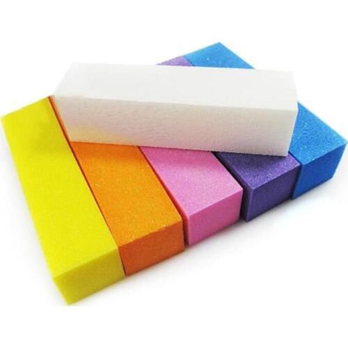 4pcs/set Nail Art Buffer Sanding Blocks, DIY Nail File Buffering Tools Polishing Manicure Accessory Tools
