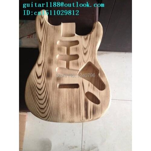 Free shipping new electric guitar body in natural with northeast China ash body made in China 2000