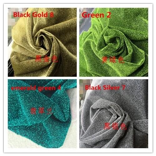 Glitzy Glittery Stretch Fabric Indian gauze Wedding Dress,Shoe Bag,Hat Fabric Mercerized Metallic Fabric gauze