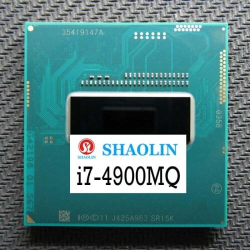 I7-4900MQ i7 4900MQ SR15K 2.8GHz Quad-Core Eight-Thread CPU Processor 8M 47W Socket G3/rPGA946B Original SHAOLIN Official Versio