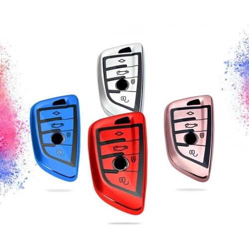 For BMW X1 X3 X5 X6 Series 1 2 5 7 F15 F16 E53 E70 E39 F10 F30 G30 AutoAccessories Creative New Soft TPU Full Cover Car Key Case