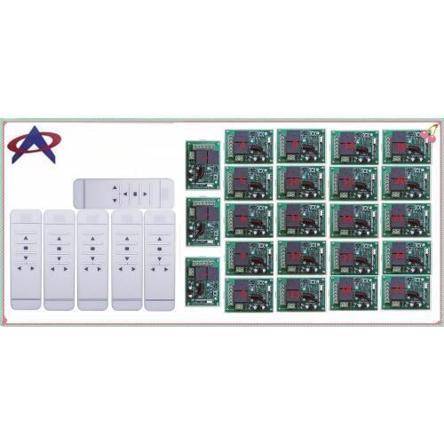 CENTURY AOKE motor garage door projection screen /shutters DC12V RF Wireless Remote Control switch & 23* Receivers + 6*Remote