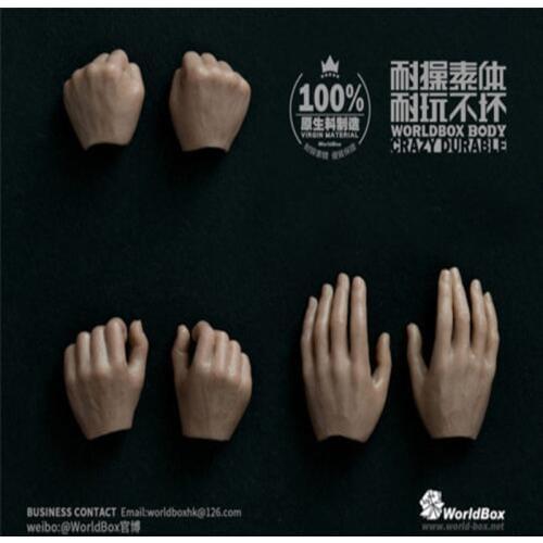 Action figure Accessories model Worldbox 1/6 Male Hand Model Three Type Shape For 12" Man Action Figure Body