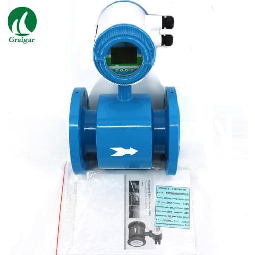 DN100MM Electromagnetic Flow Meter with 4~20mA Output 4'' Flowmeters for Water Automatic Operation Measuring Range DN10~ DN600