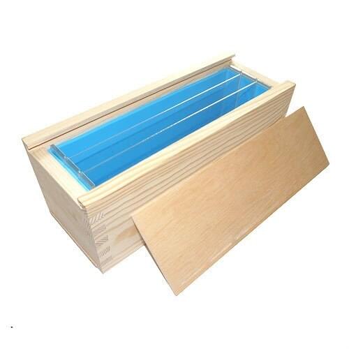 24.5CM*7CM*7.5CM Soap Mold Silicone Acrylic Render Board ,2+2pcs HomeMade Soap Mixing ,1soap silicone mold and 1 Bamboo wood Box