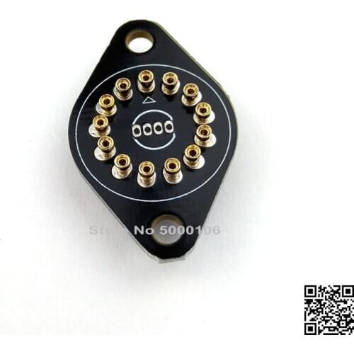 IN14 Socket IN-14 Socket Fixed Mounting Socket Glow Clock Glow Tube Socket