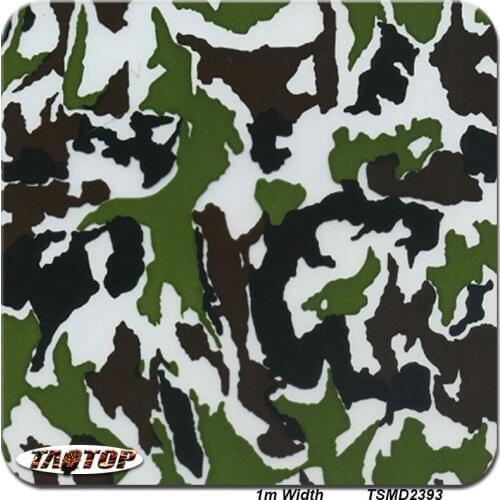 ITAATOP 1m*10m TSD2393 Green Brown Camo Digital 3D Pattern Water Transfer Printing Film Hydrographic Films