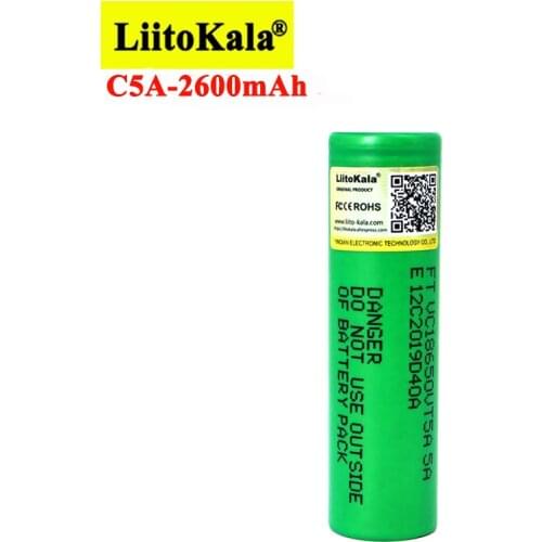 1pcs NEW Liitokala VTC5A 2600mAh 18650 Lithium Battery 20A 30A Discharge 18650VTC5 for flashlight batteries