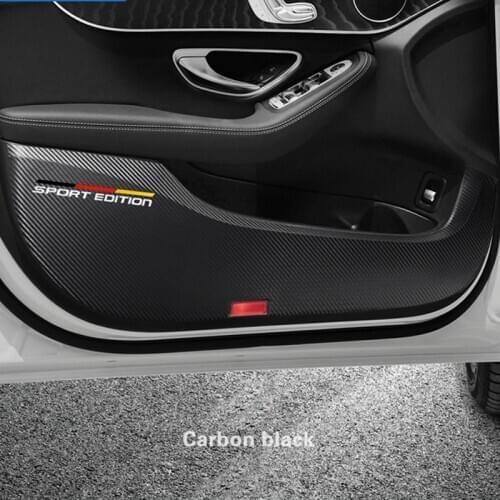 Car Door Anti-kick Pad Stickers Ultra-thin Leather PVC Protection Side Edge Film For Mercedes w204 w205 w213 C E Class
