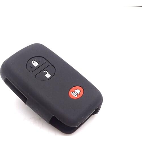Xinyuexin Silicone Case Key Cover for Toyota Yaris Rav4 Prius Avalon Camry Landcruiser 4-Runner Ractis Vios Vitz Key Cover Shell
