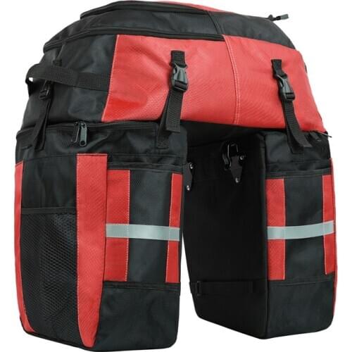 Rhinowalk 3IN1 Bicycle Pannier Bag 70L Large Capacity Multifunction MTB Road Travel Cycling Luggage Carrier Bag Bike Accessories