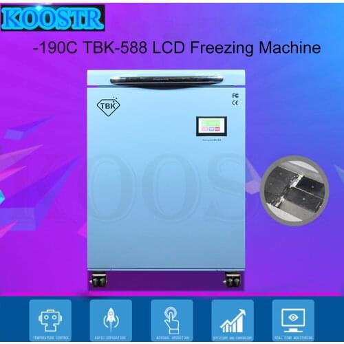 TBK-588 -190C Freezing Machine Instruments LCD Touch Screen Separating Machine Frozen Separator Professional Mass Electric Tools