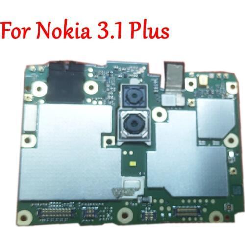 Tested)Full Work Original Unlock Motherboard For Nokia 3.1 PLUS 32GB Logic Circuit Board Plate Global Firmware