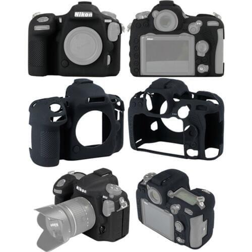 Top Texture Design Rubber Silicon Case Lightweight Body Cover Protector Soft Frame Skin for Nikon D500 Camera
