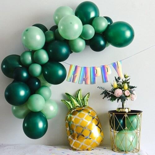 Bean Green balloons ink green balloons 10/20/30pcs 10inch Wedding Decorations Event/Party Supplies Helium balloon Arch Globos