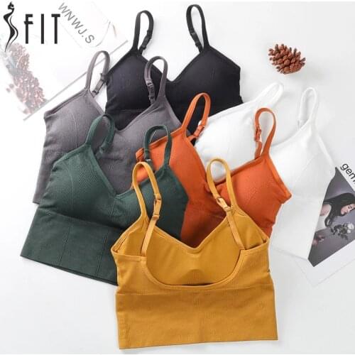 Women Tube Top U-shaped Back Sports Bra women Crop Solid Color Sexy Strap Lingerie Bra Sports Running Fitness Top 2021 new style