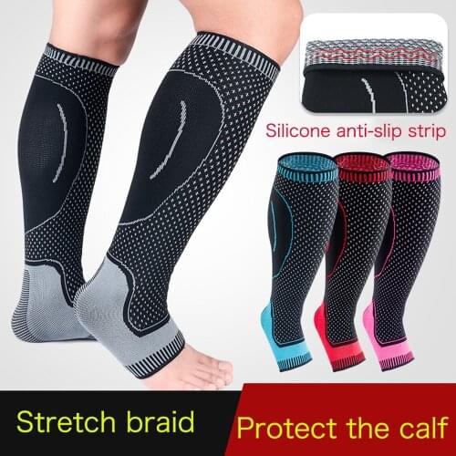 1 pair Base Layer Compression Leg Warmers Shin Guard Cycling Leg Sleeve Men Women Football Basketball Sports Calf Support