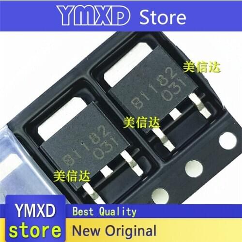 10pcs/lot New Original 2SB1182 B1182 TO-252 40V 2A power triode chip IC In Stock