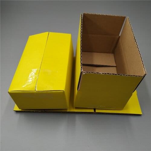 21*11*7cm 20pcs yellow thick cardboard Postal Packing Shipping Mailing Box large cardboard mailer box