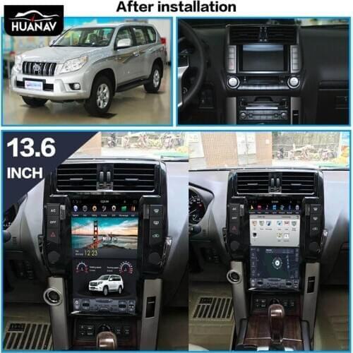 Android 8.1 Car DVD Player GPS navigation For TOYOTA Land Cruiser Prado 150 2010-2013 Car auto radio player multimedia head unit