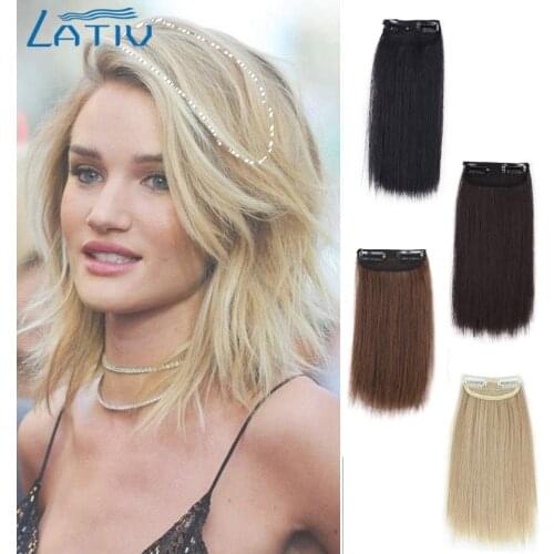 Lativ One Piece Hair Pads Board Seamless Top Ivisiblity Piece Thickened Wig Root Pad High Synthetic Straight Wigs