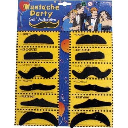 Fancy Dress Mustache Beard Halloween Christmas Cosplay Costume Stage Hen Night Party Photobooth Whisker Festive Holiday gift