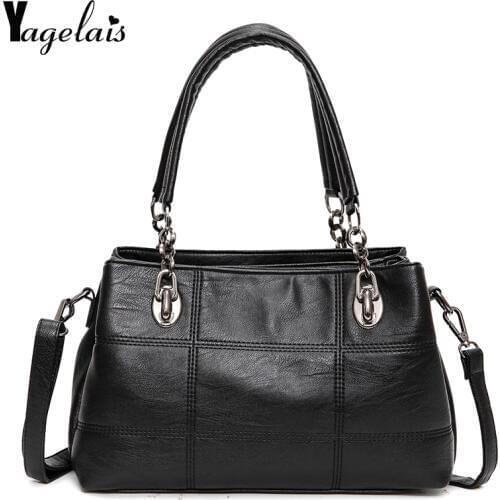 Fashion Single Strap Women Clutch Leather Ladies Single Shoulder Bags Crossbody Bags Soft Fashion Womens Handbags
