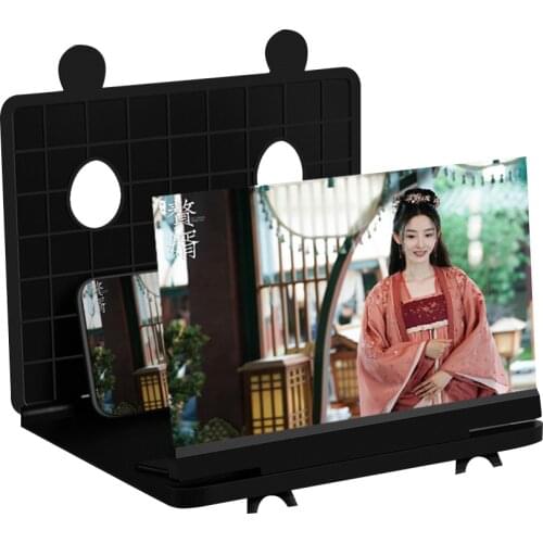 Desktop Phone Holder Stand Universal Mobile Phone Screen Magnifier 3D Enlarger Magnifying Video Amplifier Projector Bracket 2021