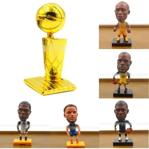 New 6.5CM Basketball Star Figure Doll Adult Fan Collection Ornaments Action Figures Kids Toys Inspirational Gift Car Decor